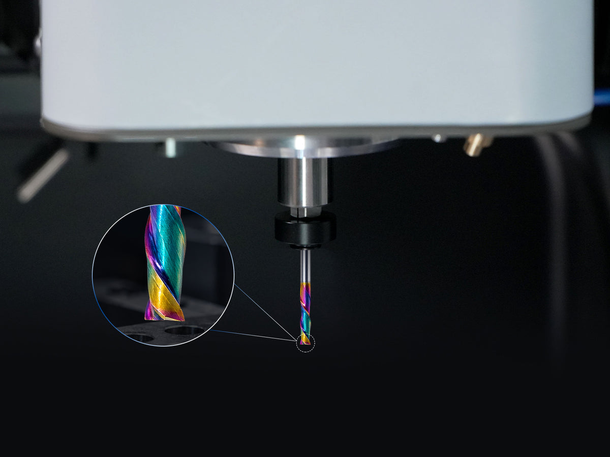 DLC Coating Detail – 2-Flute Flat End Mill