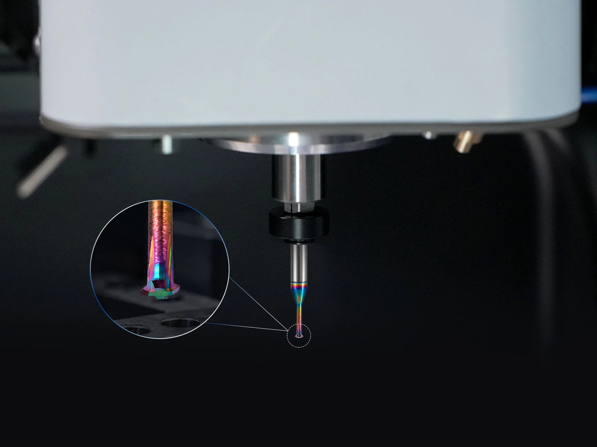 DLC Coating Detail – Single-Flute Thread Mill