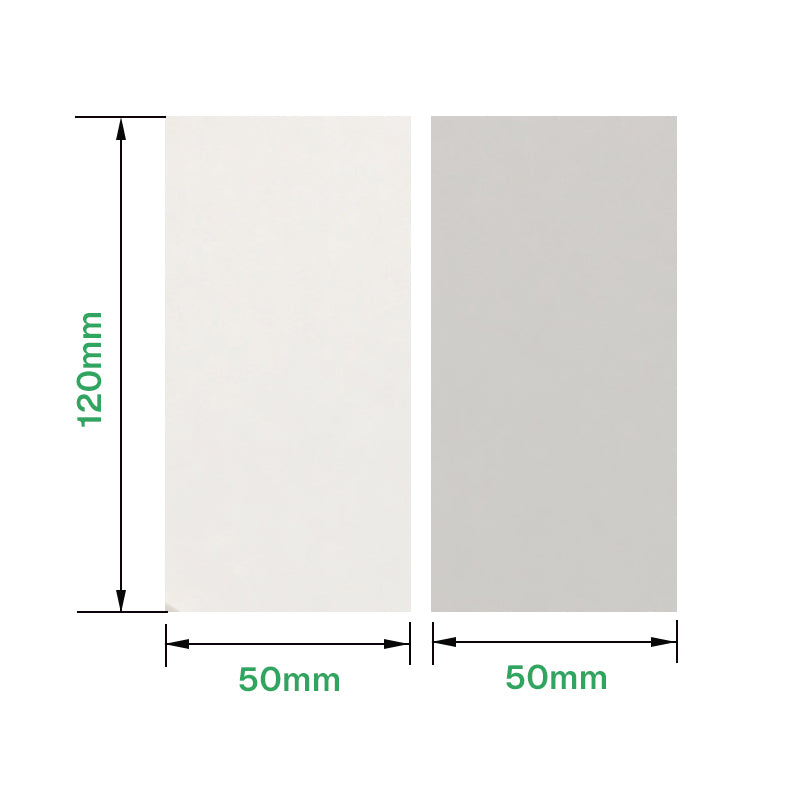 Light-colored polyurethane tooling board block, 120 × 50 × 50 mm