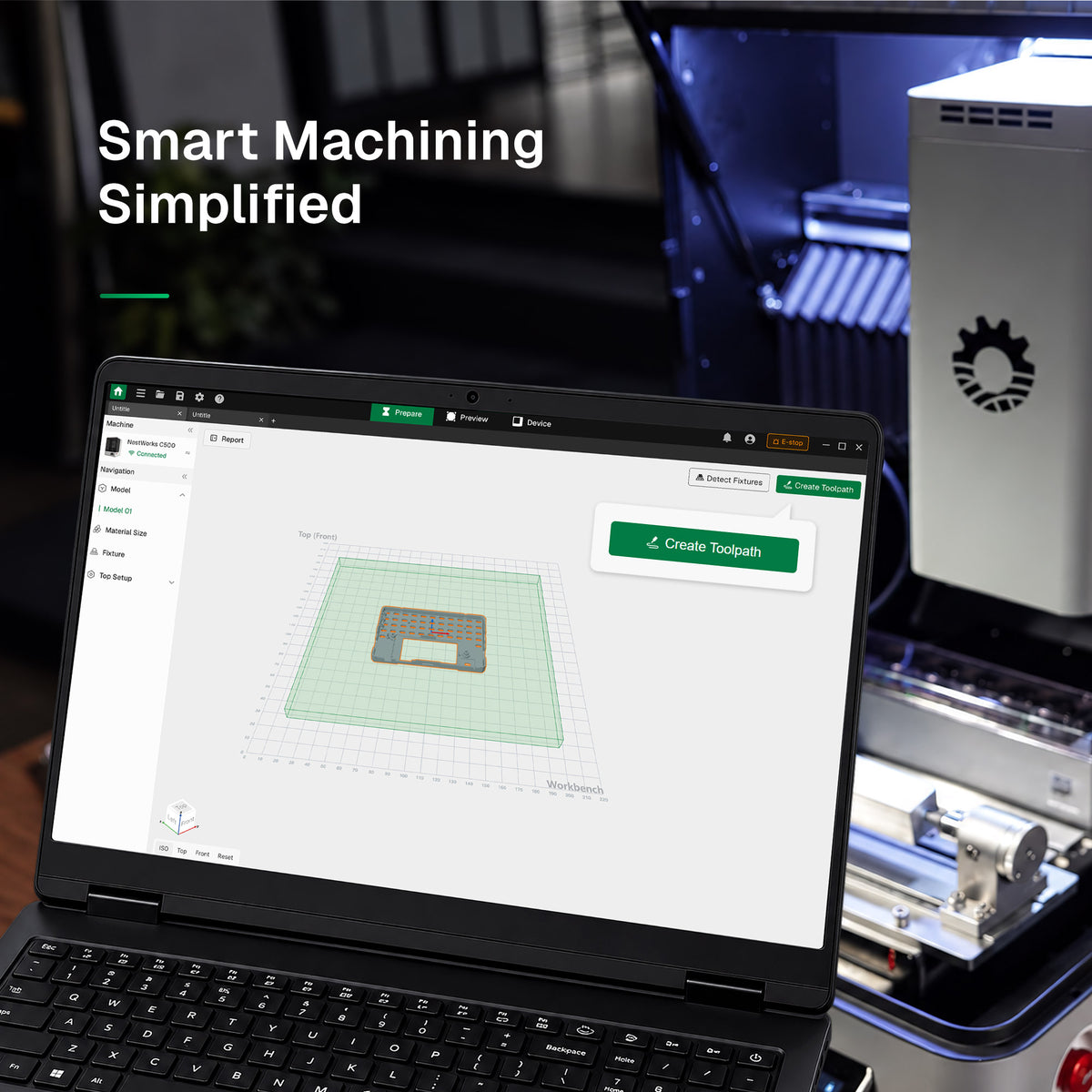 C500 smart CAM software for simplified CNC machining