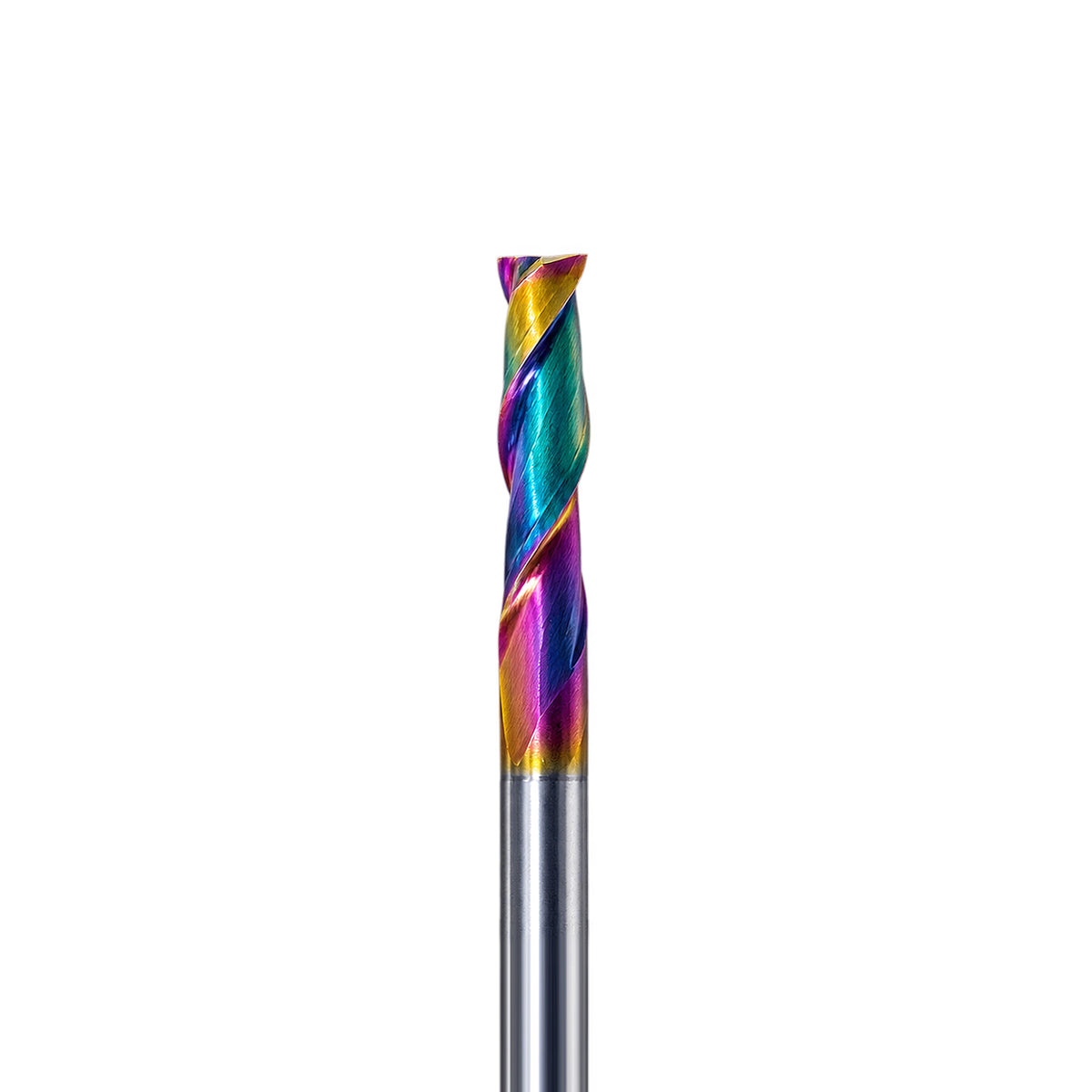 DLC 2-Flute Flat End Mill Cutting Edge Detail – 3mm Shank