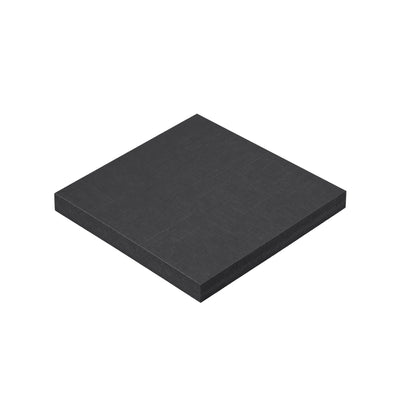 Black POM plastic sheet, 100 × 100 × 10 mm