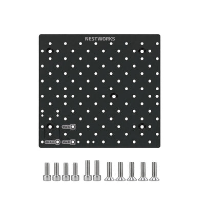 X-Type MDF Sacrificial Board with threaded mounting holes