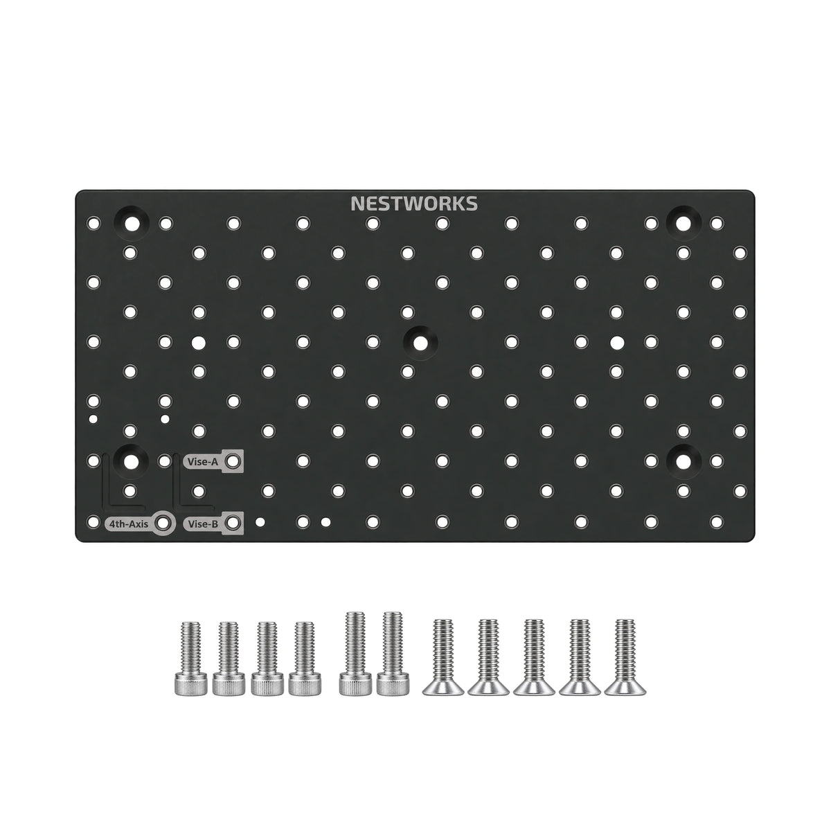 Y-Type MDF Sacrificial Board with threaded mounting holes