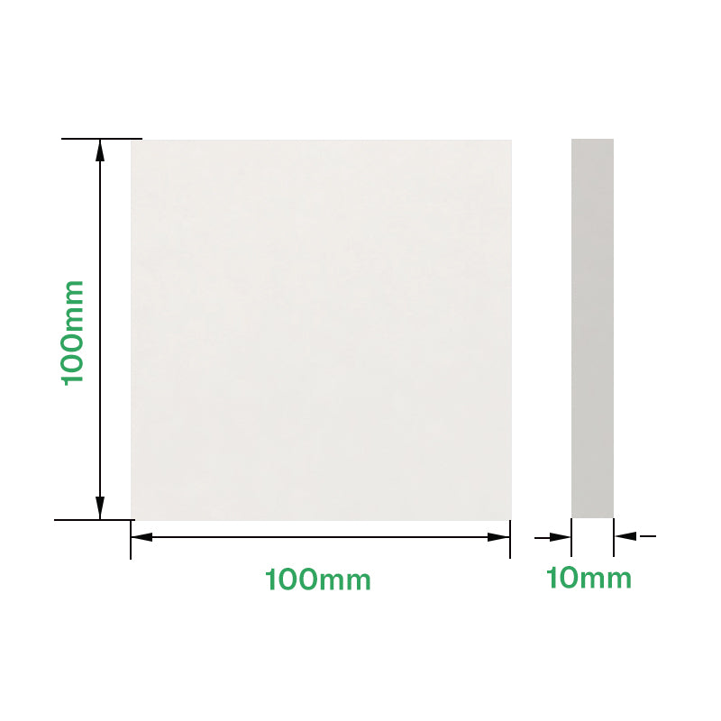 Polyurethane tooling board sheet, 100 × 100 × 10 mm