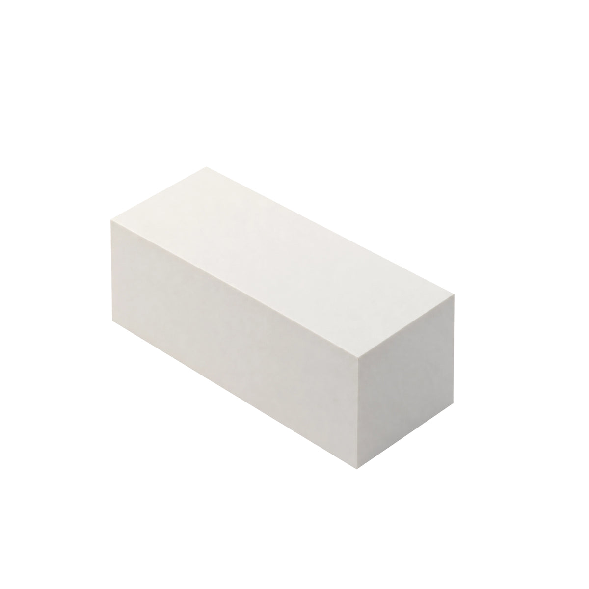 Light-colored polyurethane tooling board block, 120 × 50 × 50 mm